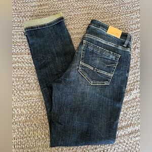BKE Payton mid-rise, straight Jeans size 28”
